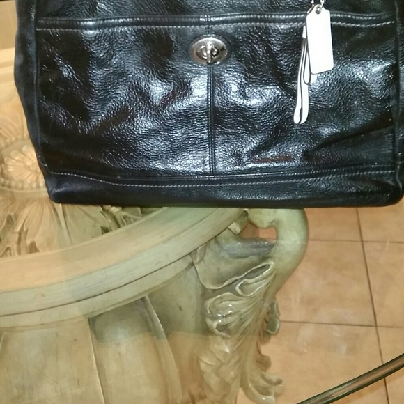Coach large briefcase style bag - Picture 2 of 4